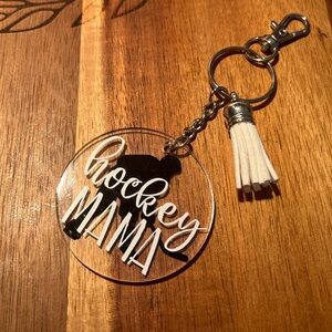 “Hockey Mama” keychain